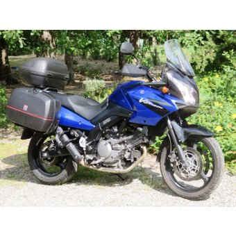 Suzuki 650 V Strom avec ses Valises (ok A2)